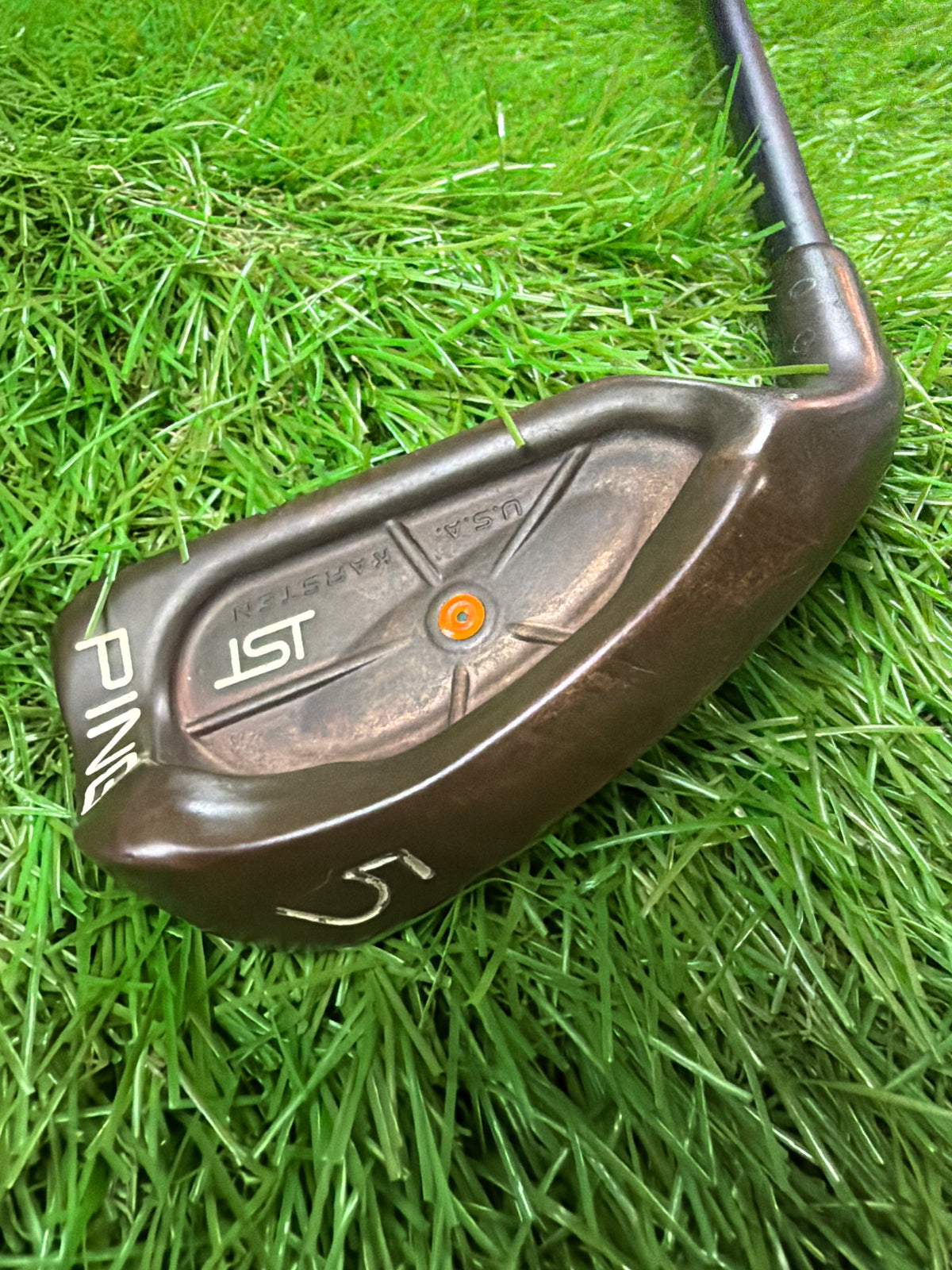 Ping ISI 5 Iron Beryllium Copper Orange Dot LH U44 Soft Regular (SR) Flex 38.75"