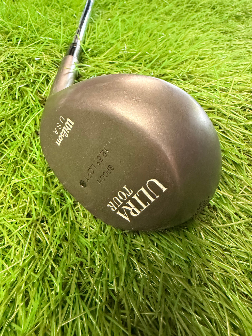 Vintage Wilson Ultra Tour Spoon 12.5° RH Dynamic Gold S300 Stiff Flex Shaft 42.5"