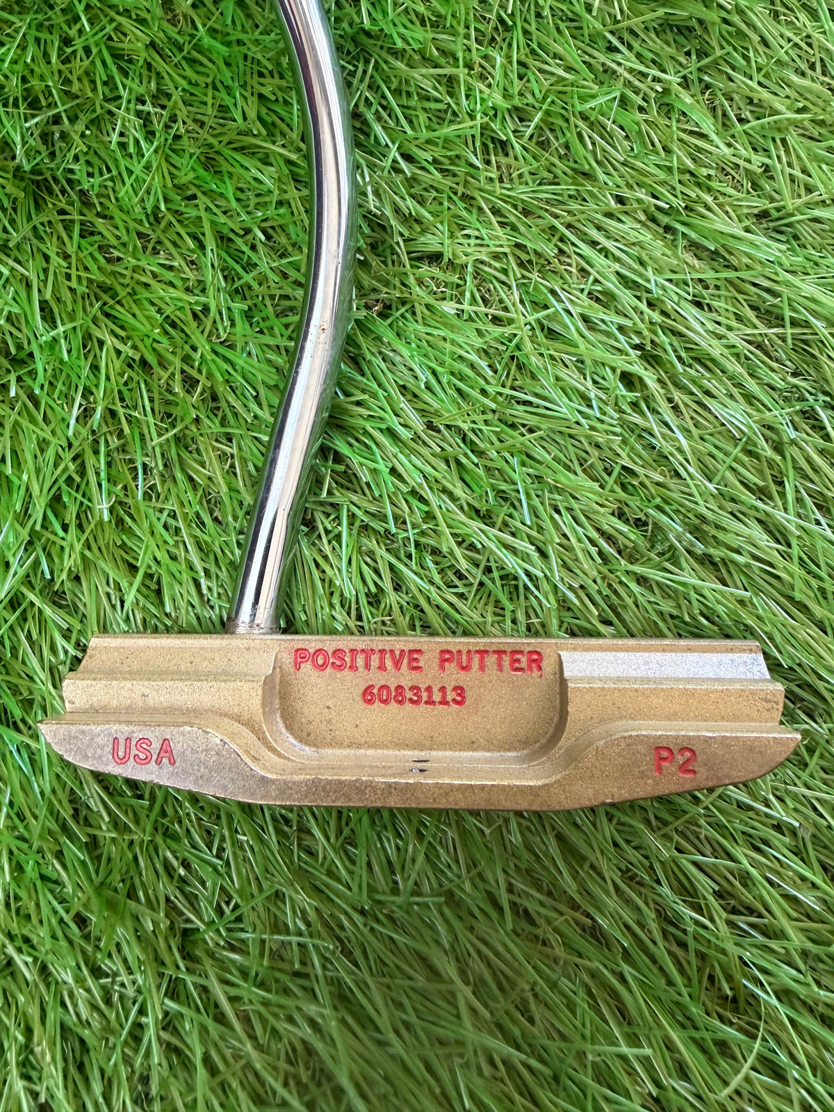 Vintage Positive Putter P2 Target Line Balanced RH Steel Shaft 35"