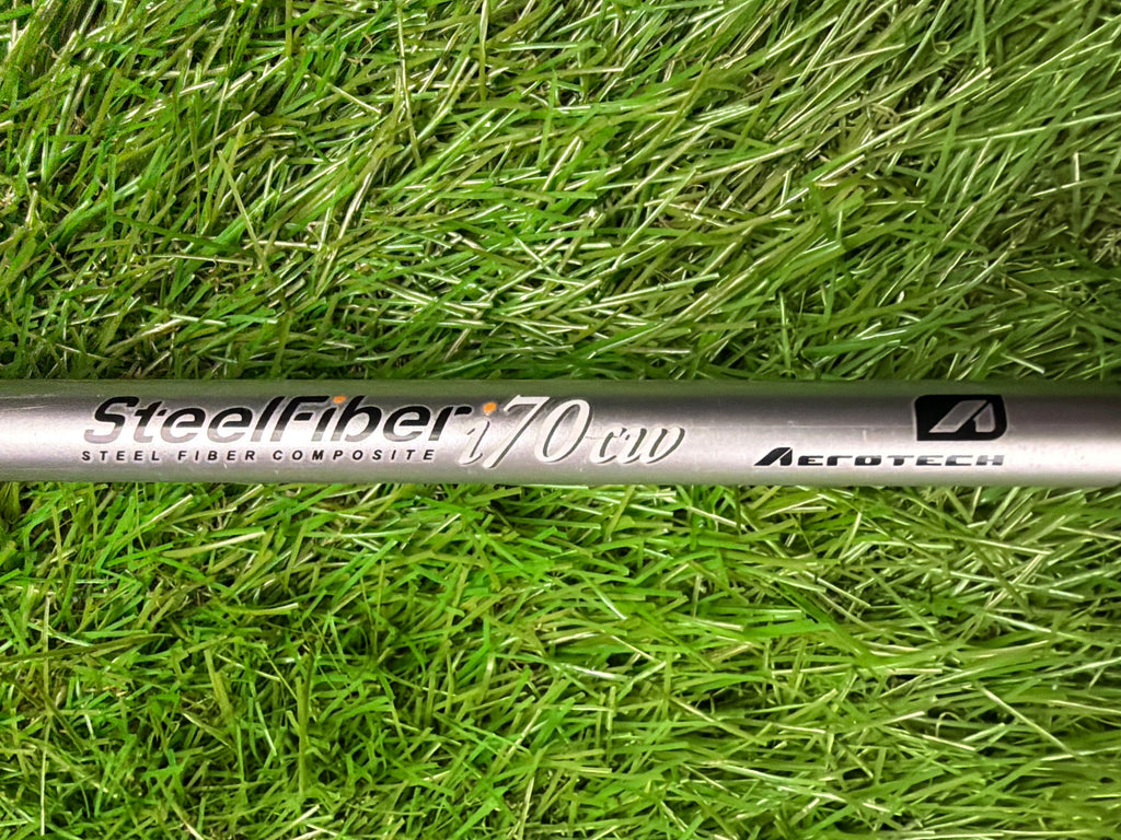 Mizuno MX 950 9 Iron RH SteelFiber i70 cw A Flex Shaft 36.5"