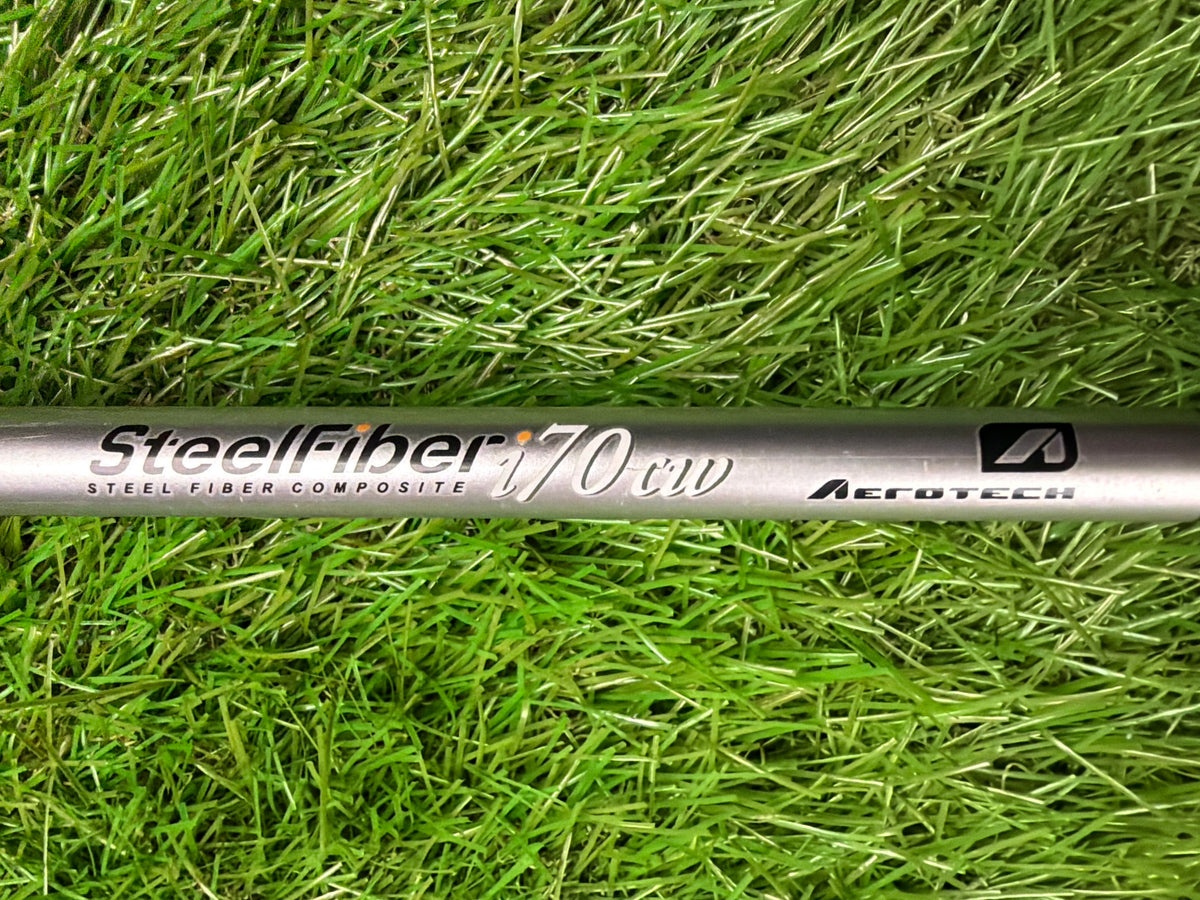 Mizuno MX 950 9 Iron RH SteelFiber i70 cw A Flex Shaft 36.5"