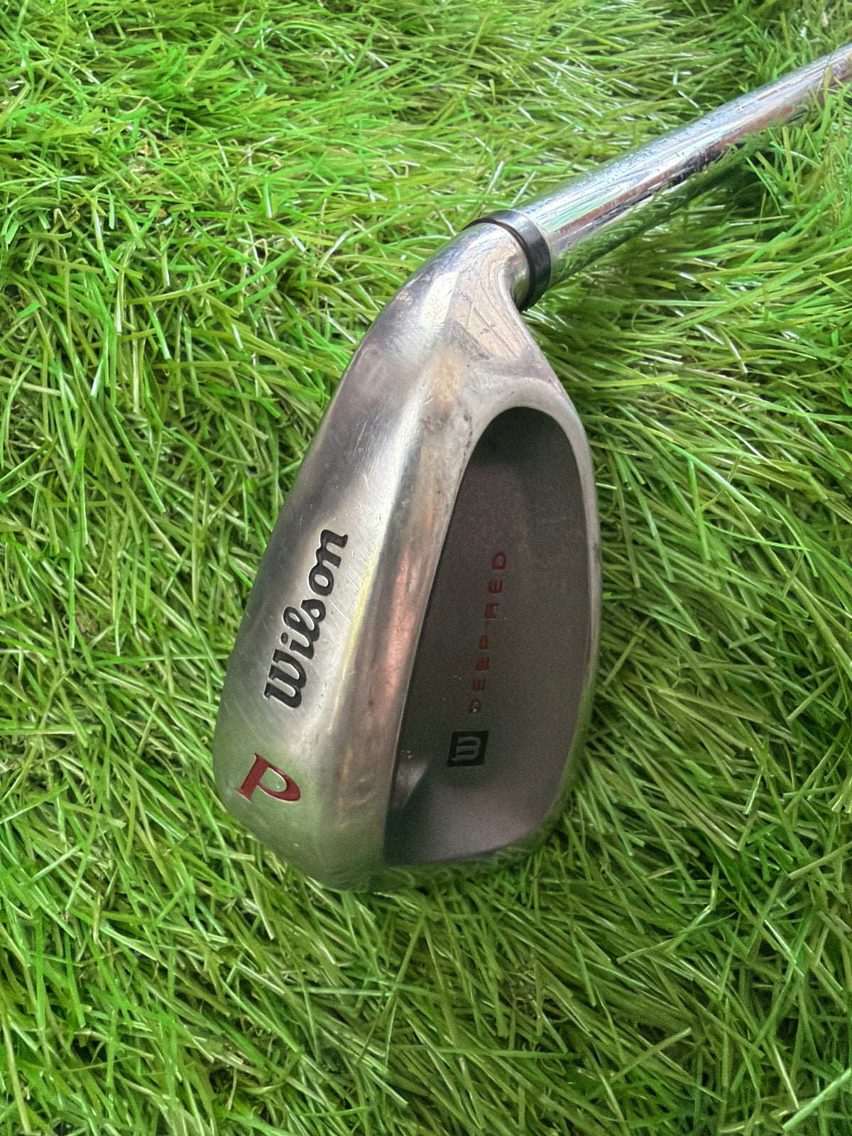 Wilson Deep Red Pitching Wedge RH Stiff Flex Steel Shaft 34"