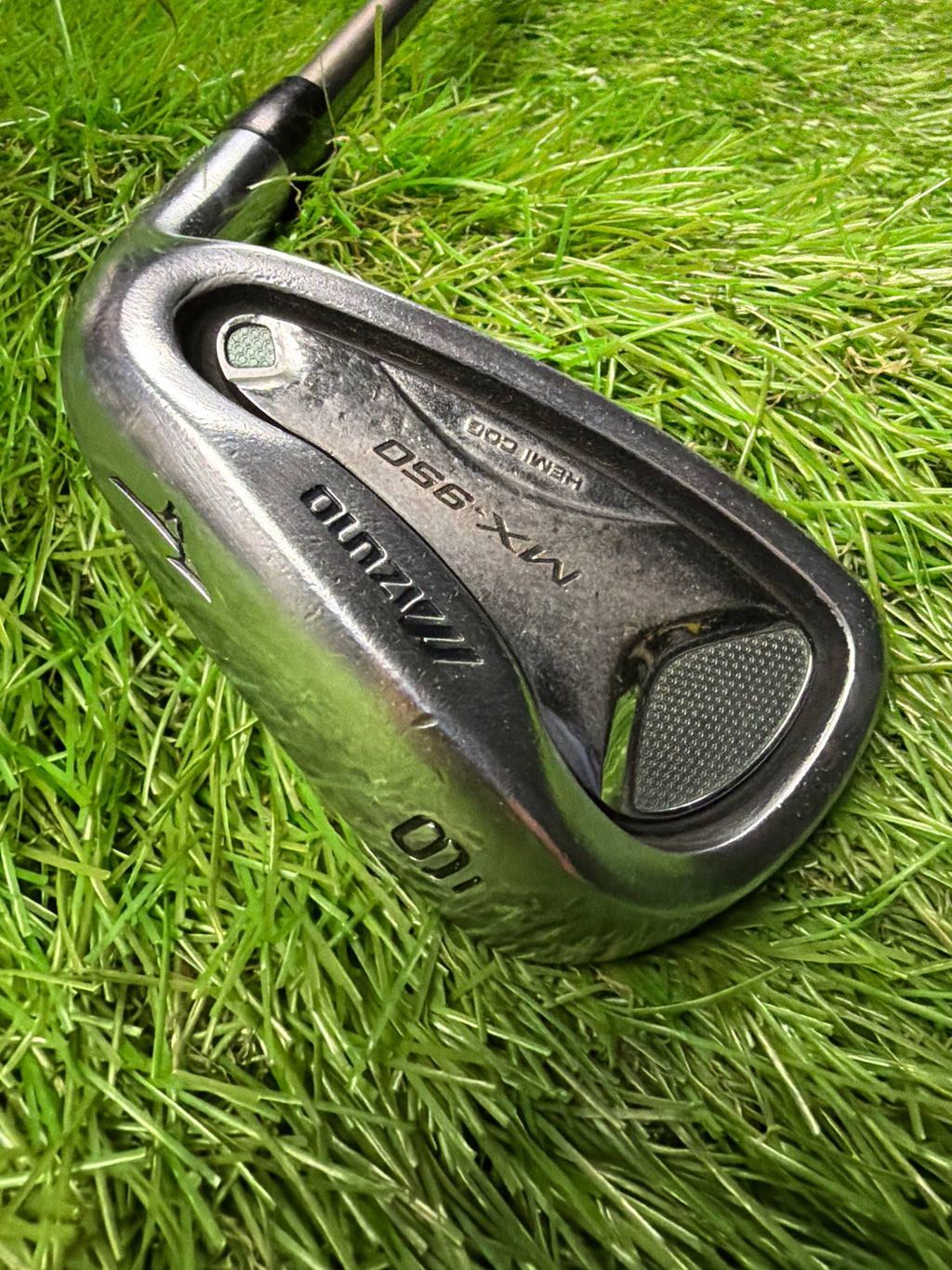 Mizuno MX 950 9 Iron RH SteelFiber i70 cw A Flex Shaft 36.5"