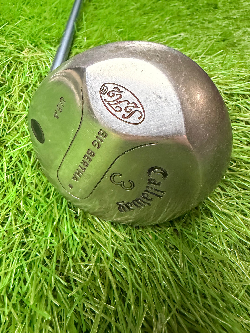 Callaway Big Bertha 3 Wood S2H2 RH RCH 90 Firm Flex Graphite Shaft 43"