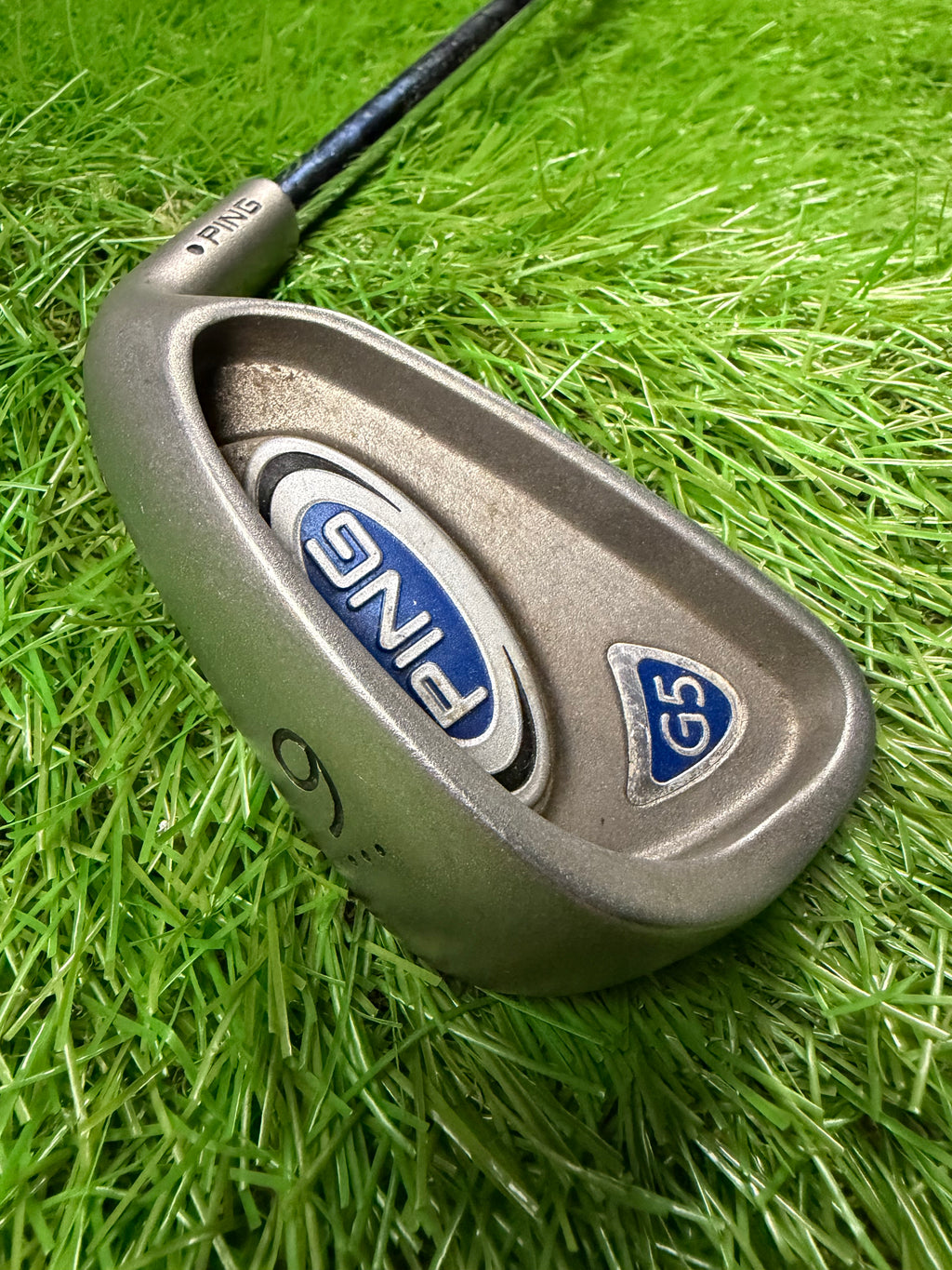 Ping G5 9 Iron Black Dot RH Steel Shaft 36"