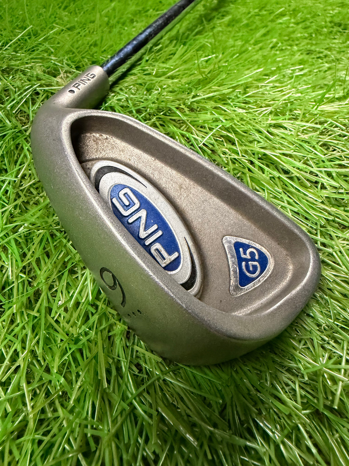 Ping G5 9 Iron Black Dot RH Steel Shaft 36"