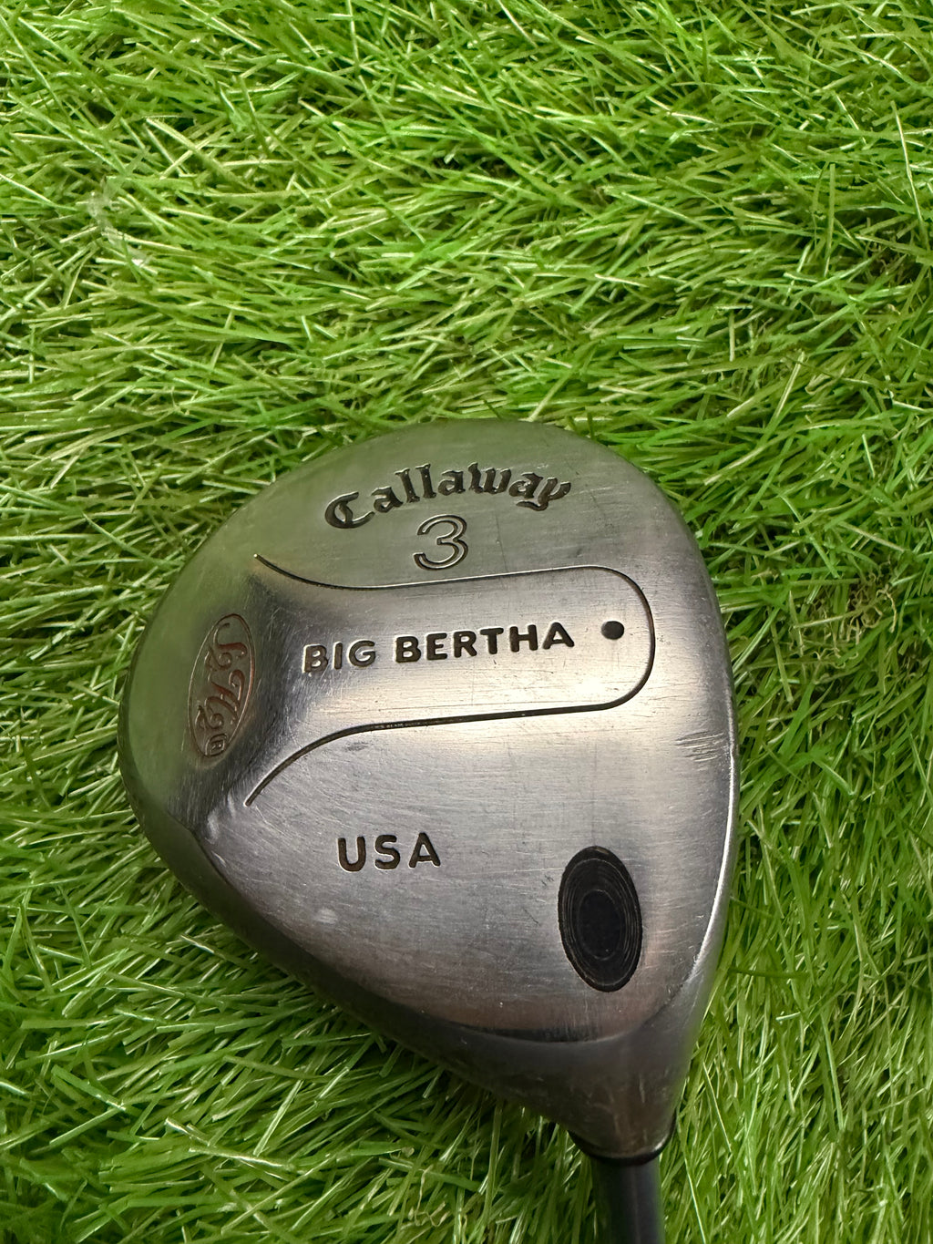 Callaway Big Bertha 3 Wood S2H2 RH RCH 90 Firm Flex Graphite Shaft 43"