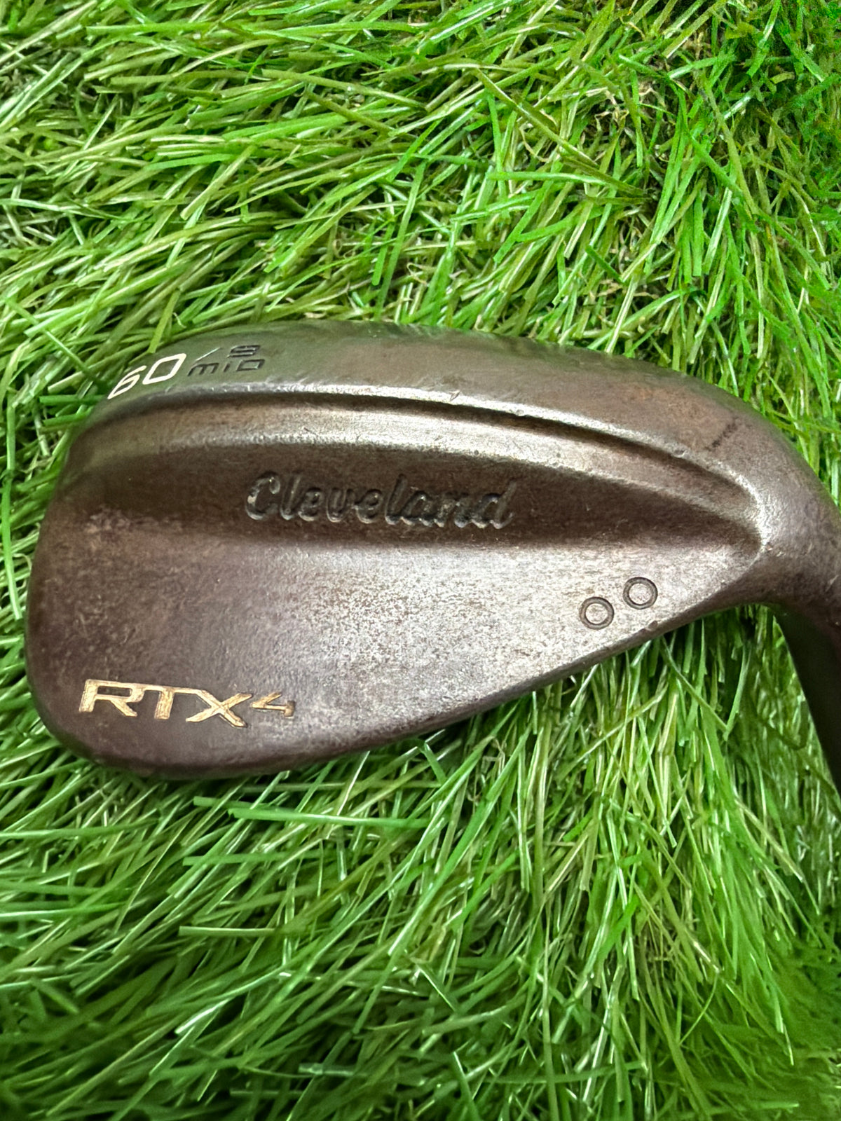 Cleveland RTX4 60° Raw Lob Wedge RH Dynamic Gold S400 Stiff Flex 35"