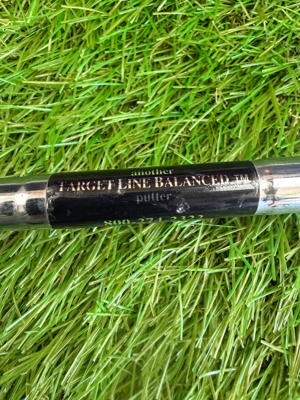 Vintage Positive Putter P2 Target Line Balanced RH Steel Shaft 35"