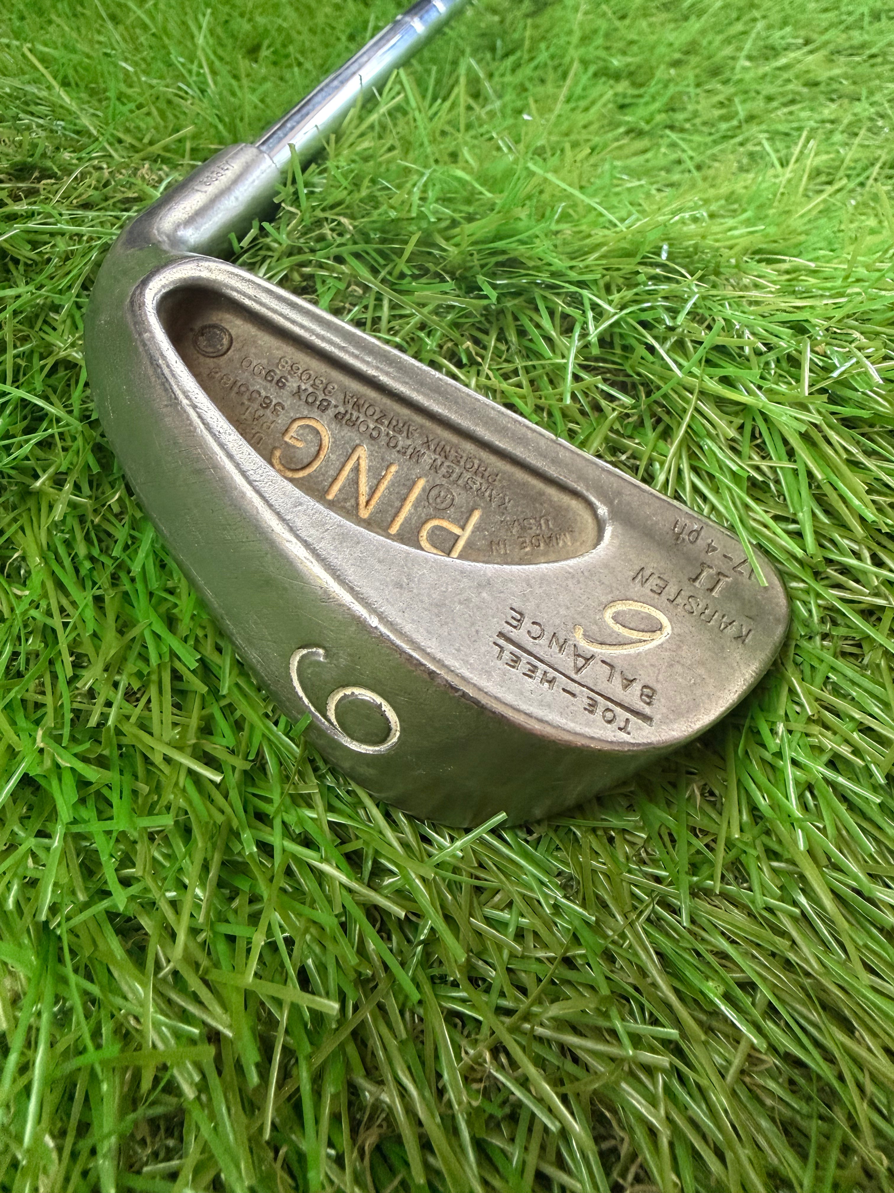 Vintage Ping Karsten II 6 Iron Black Dot RH ZZ Lite Stiff Flex Shaft 37"