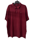 CUT Short Sleeve Golf Polo Shirt Maroon Stretch Men's XXL NEW